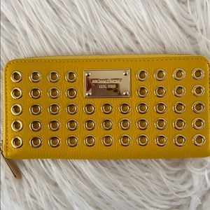 Yellow citrus Michael Kors wallet